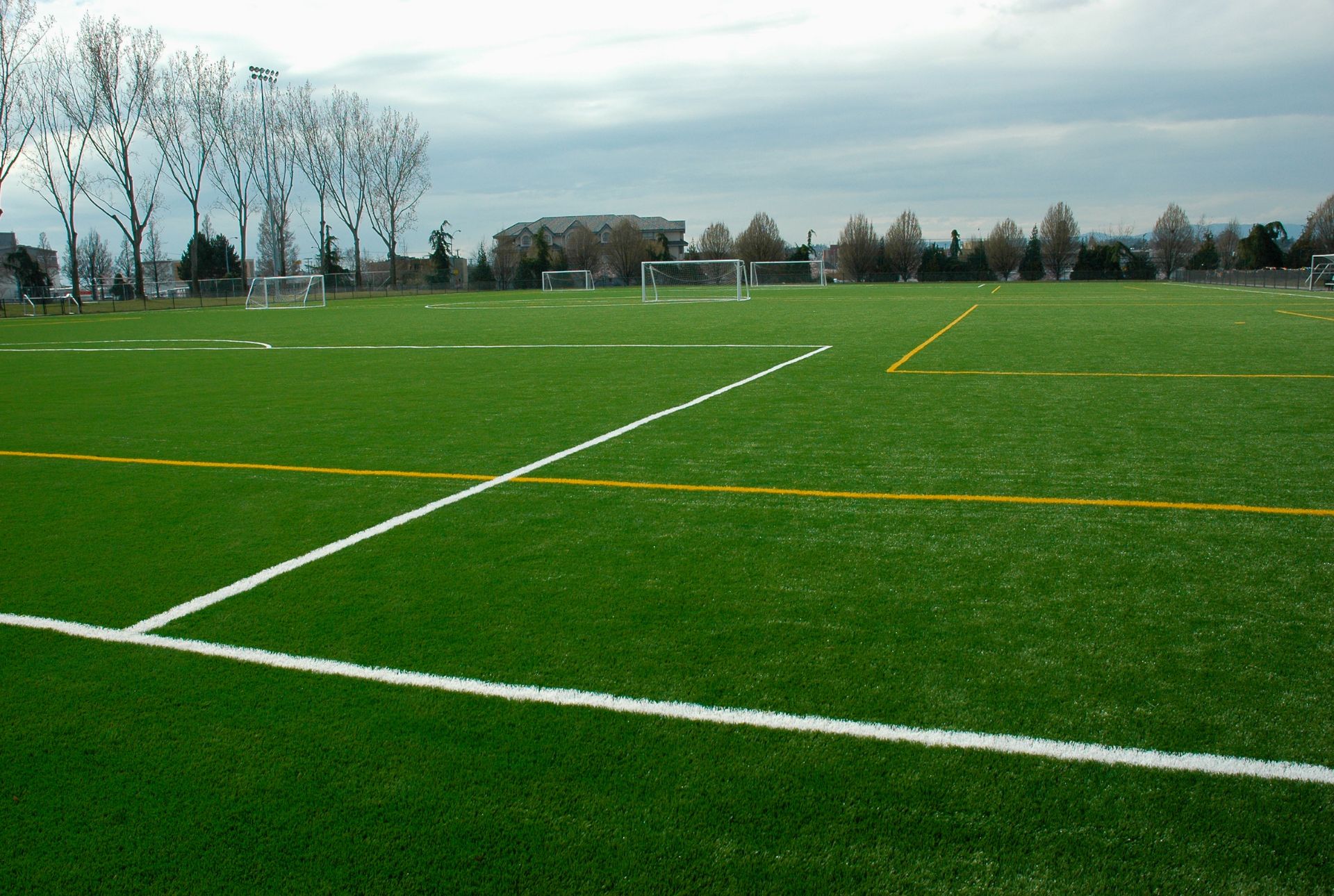 soccer field artificial turf