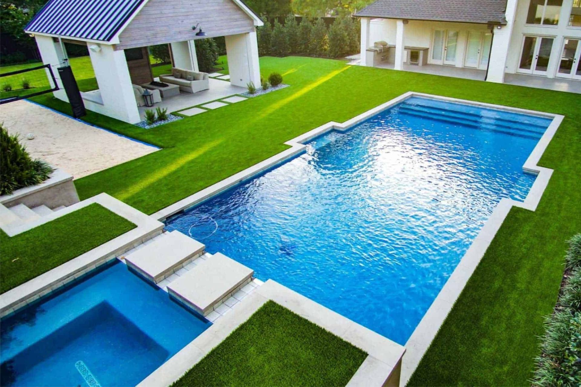 swimming pool turf